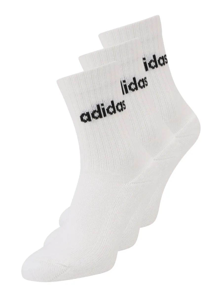 ADIDAS PERFORMANCE Αθλητικές κάλτσες 'Linear Crew Cushioned 3 Pairs'