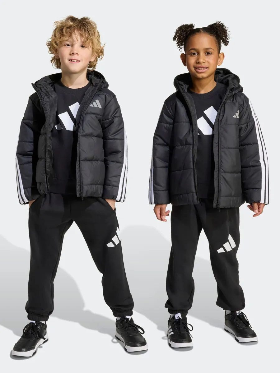 ADIDAS SPORTSWEAR Αθλητικό μπουφάν 'Essentials 3-Stripes Padded Jacket'
