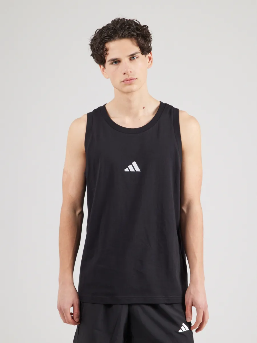 ADIDAS SPORTSWEAR Λειτουργικό μπλουζάκι 'ESSENTIALS SMALL LOGO SINGLE JERSEY TANK'