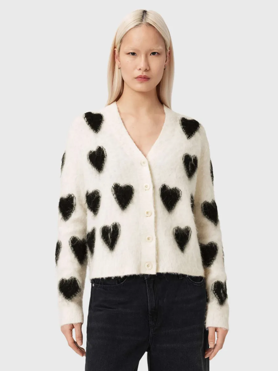 AllSaints Πλεκτή ζακέτα 'SCATTER HEART'