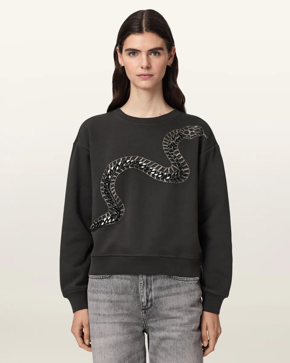 AllSaints Μπλούζα φούτερ 'Jada Pippa'