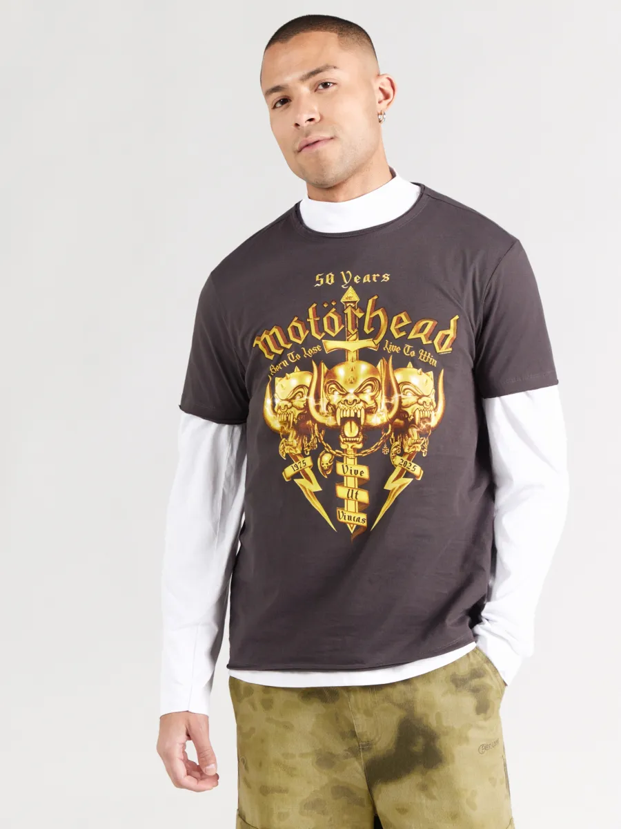 AMPLIFIED Μπλουζάκι 'MOTORHEAD - GOLD CREST 50TH'