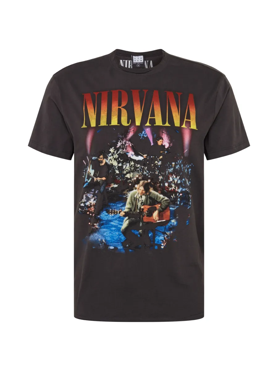 AMPLIFIED Μπλουζάκι 'NIRVANA LIVE IN NEW YORK'
