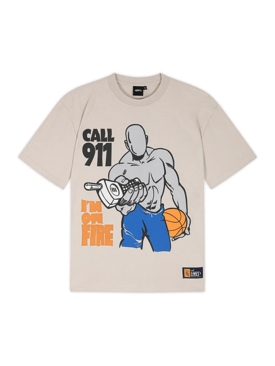 AND1 Μπλουζάκι 'On Fire'