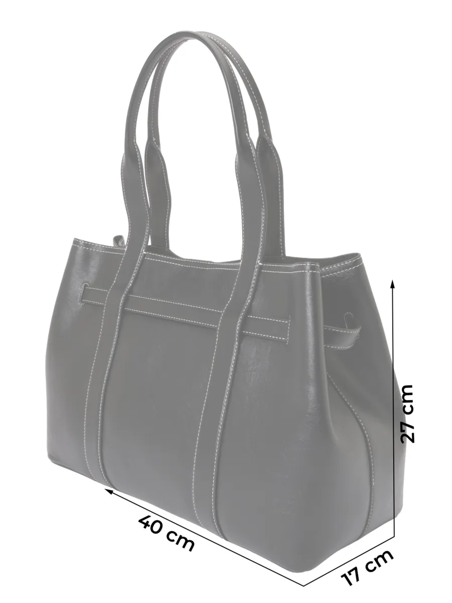 Calvin Klein Τσάντα πουγκί 'Buckle Metallic Logo Tote'