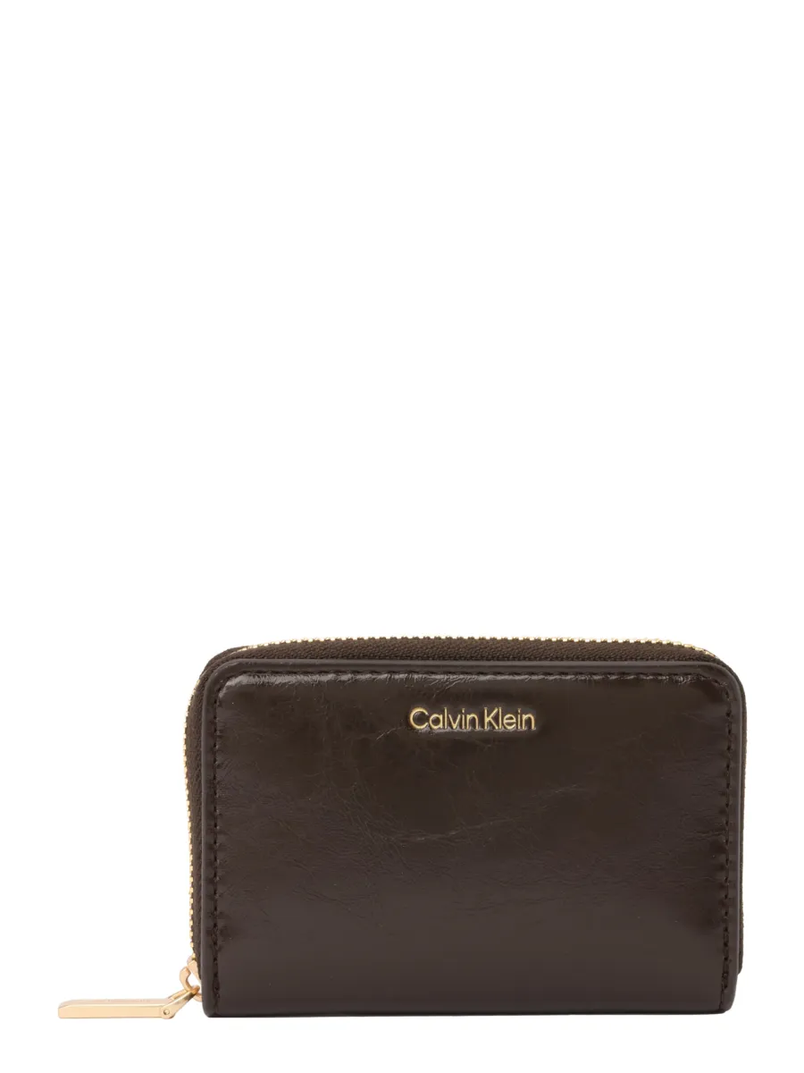 Calvin Klein Πορτοφόλι 'Foil Logo Zip-around Glossy'