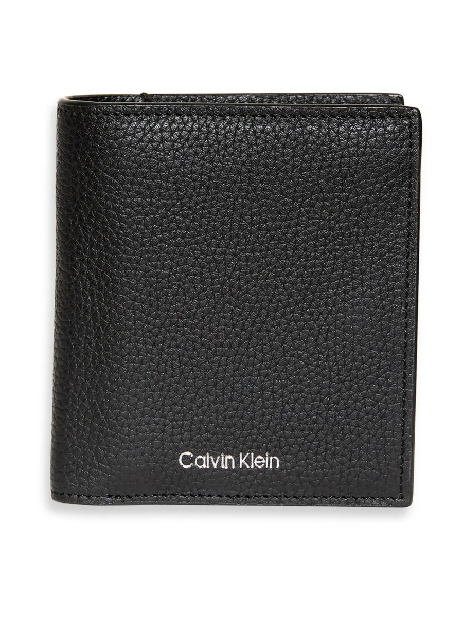 Calvin Klein Πορτοφόλι 'Full-grain RFID Trifold'