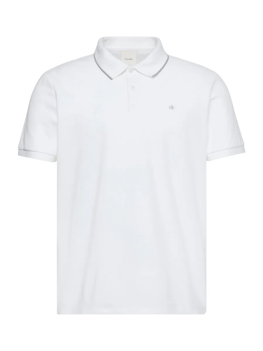Calvin Klein Μπλουζάκι 'Tipped Collar'