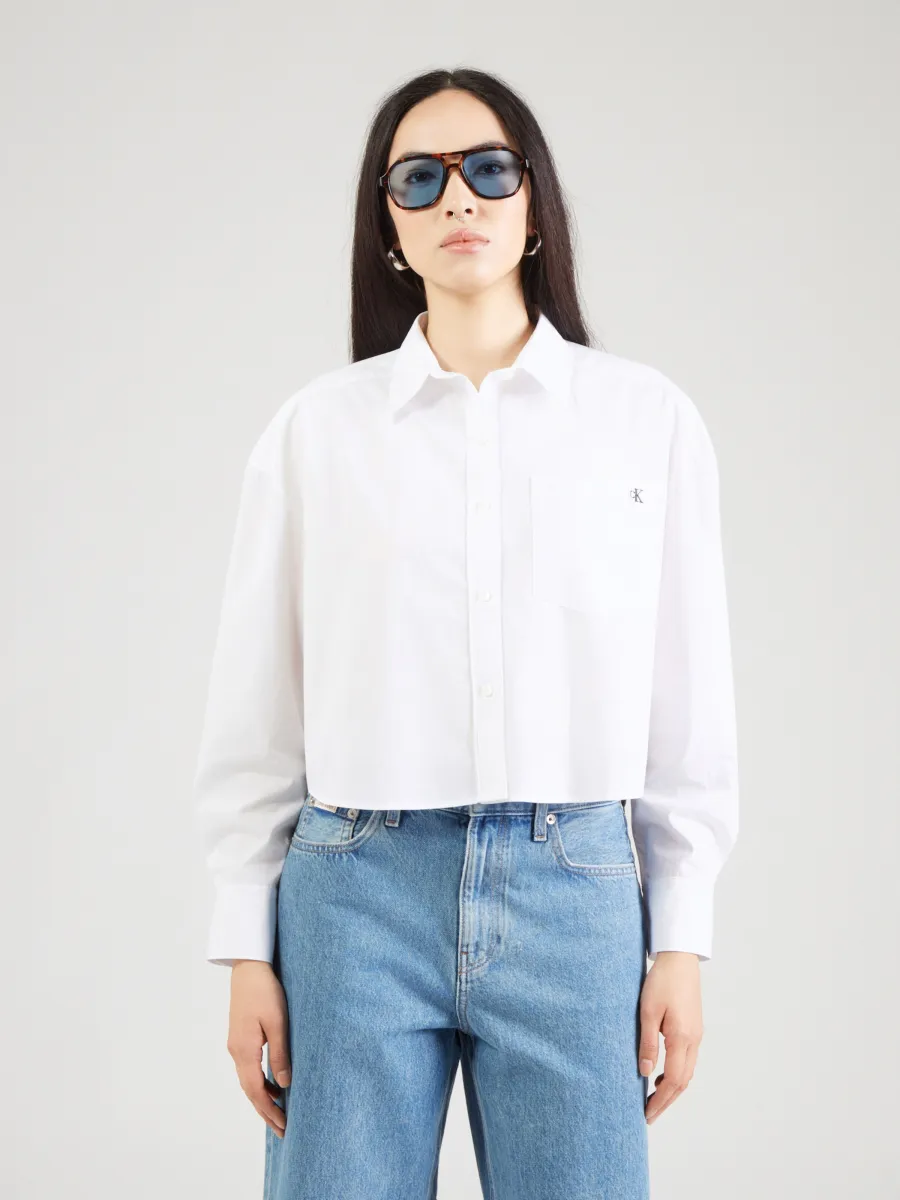 Calvin Klein Jeans Μπλούζα 'Monogram Cropped'