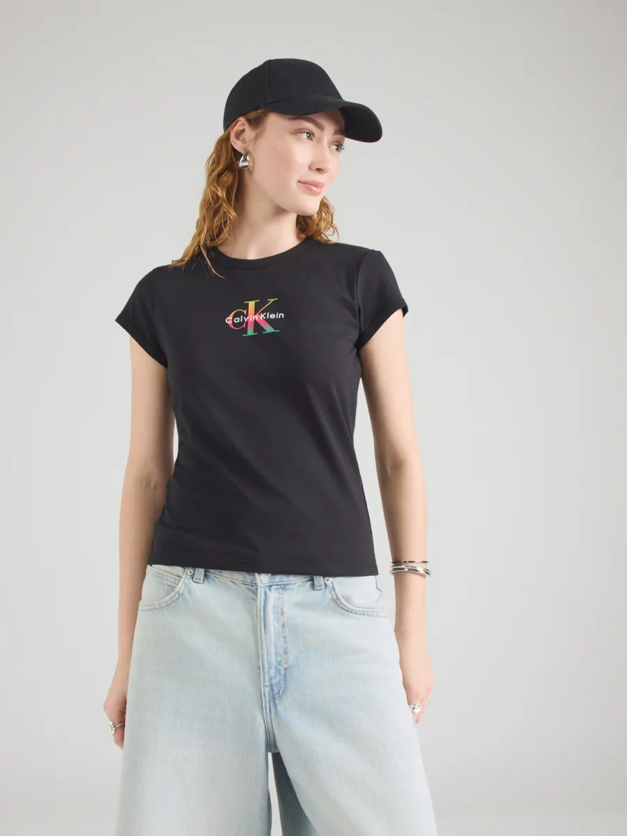 Calvin Klein Jeans Μπλουζάκι 'Slim Monogram - Pride'