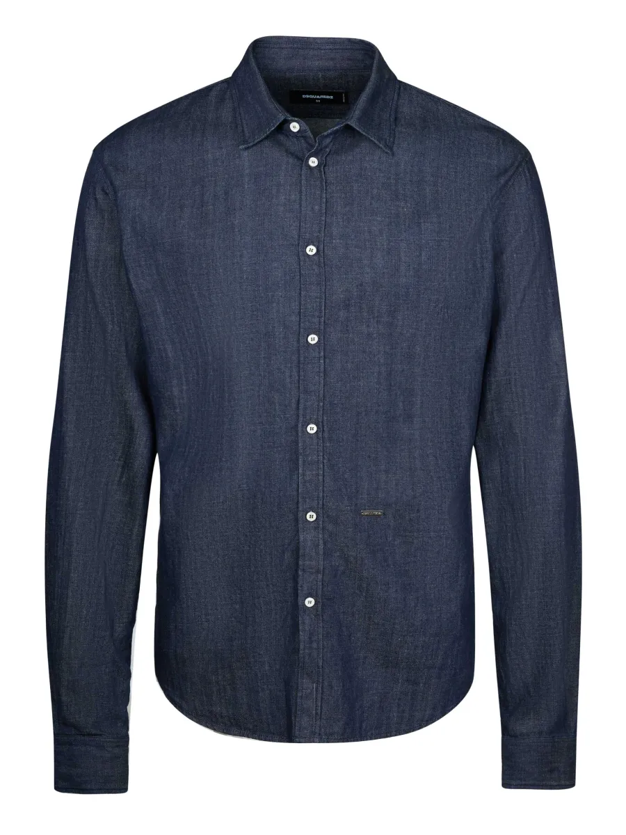 DS2 Μπλουζάκι 'Dsquared2 Jeanshemd blau'