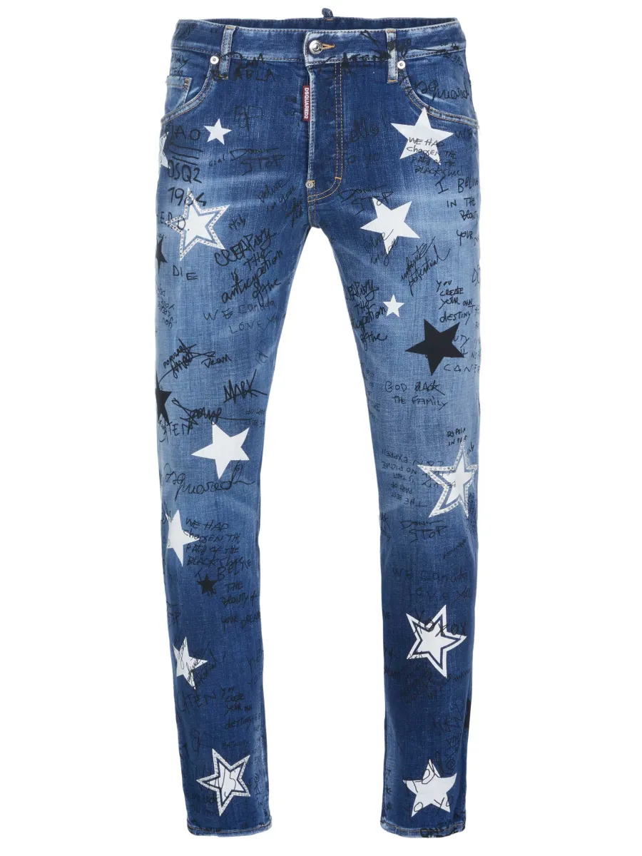 DS2 Τζιν 'Dsquared2 Skater Jeans blau'