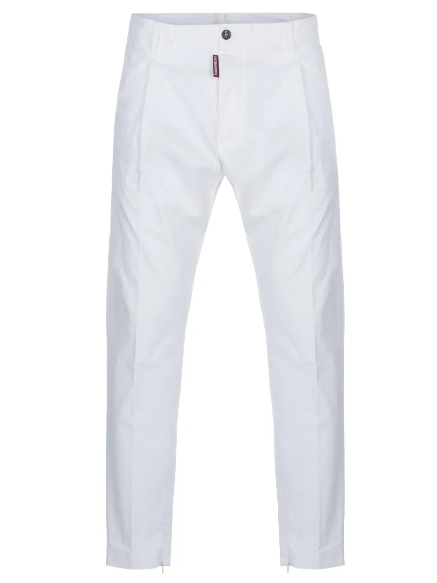 DS2 Παντελόνι τσίνο 'Dsquared2 Super Light New Dan Hose weiß'