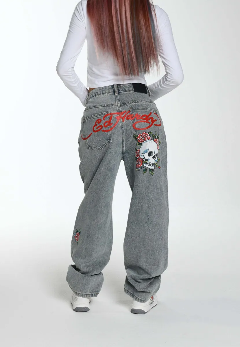 Ed Hardy Τζιν 'Blooming Death'