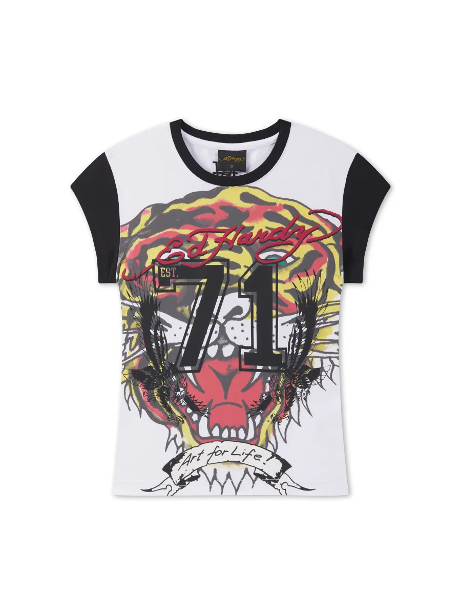 Ed Hardy Μπλουζάκι 'Roaring Tiger'