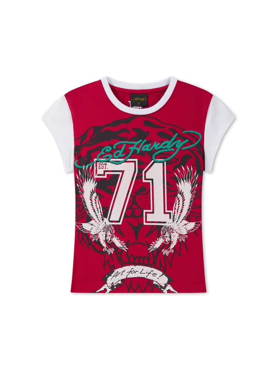Ed Hardy Μπλουζάκι 'Roaring Tiger'