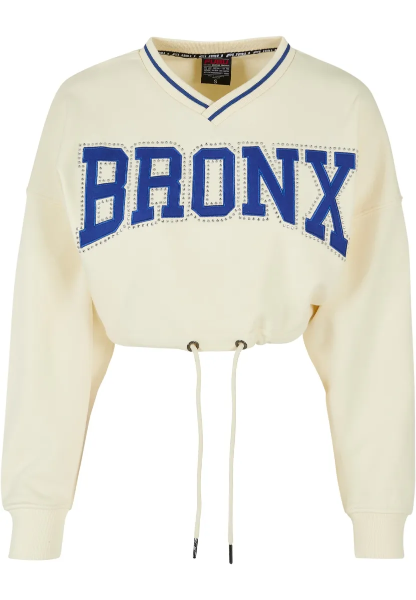 FUBU Μπλούζα φούτερ 'Crew Rhinestone'