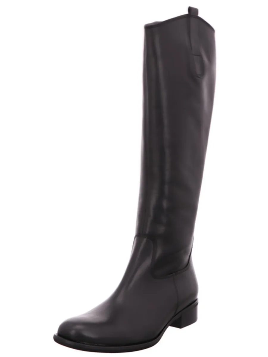 GABOR Μπότες 'Weitschaftstiefel Damen 8035.04.005 Glattleder in schwarz'