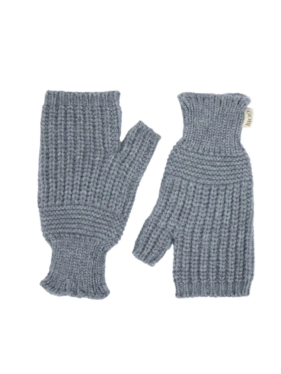 GOBI Cashmere Γάντια με κομμένα δάχτυλα 'Rib-Knit Cashmere Gloves'
