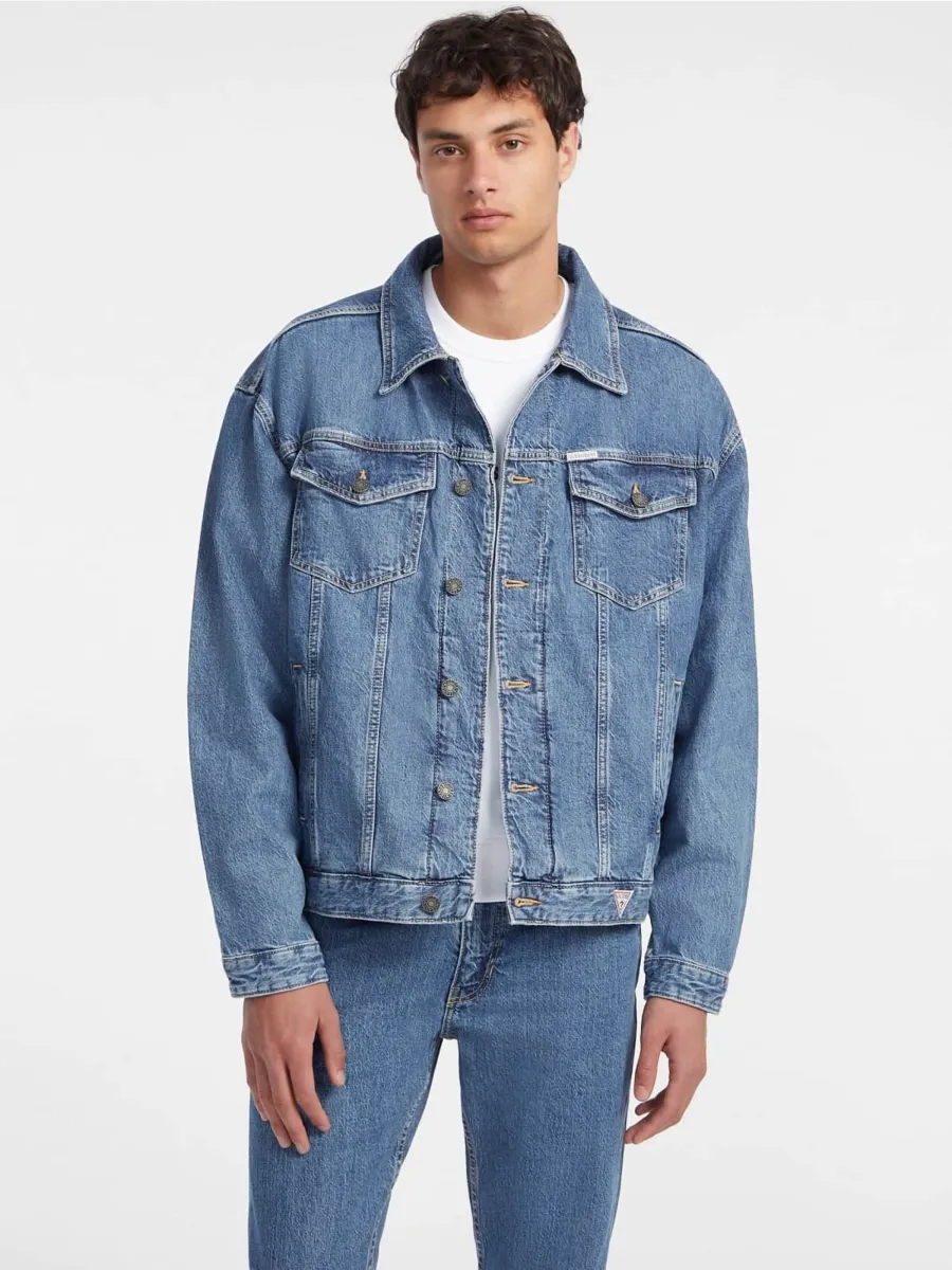 GUESS JEANS Φθινοπωρινό και ανοιξιάτικο μπουφάν