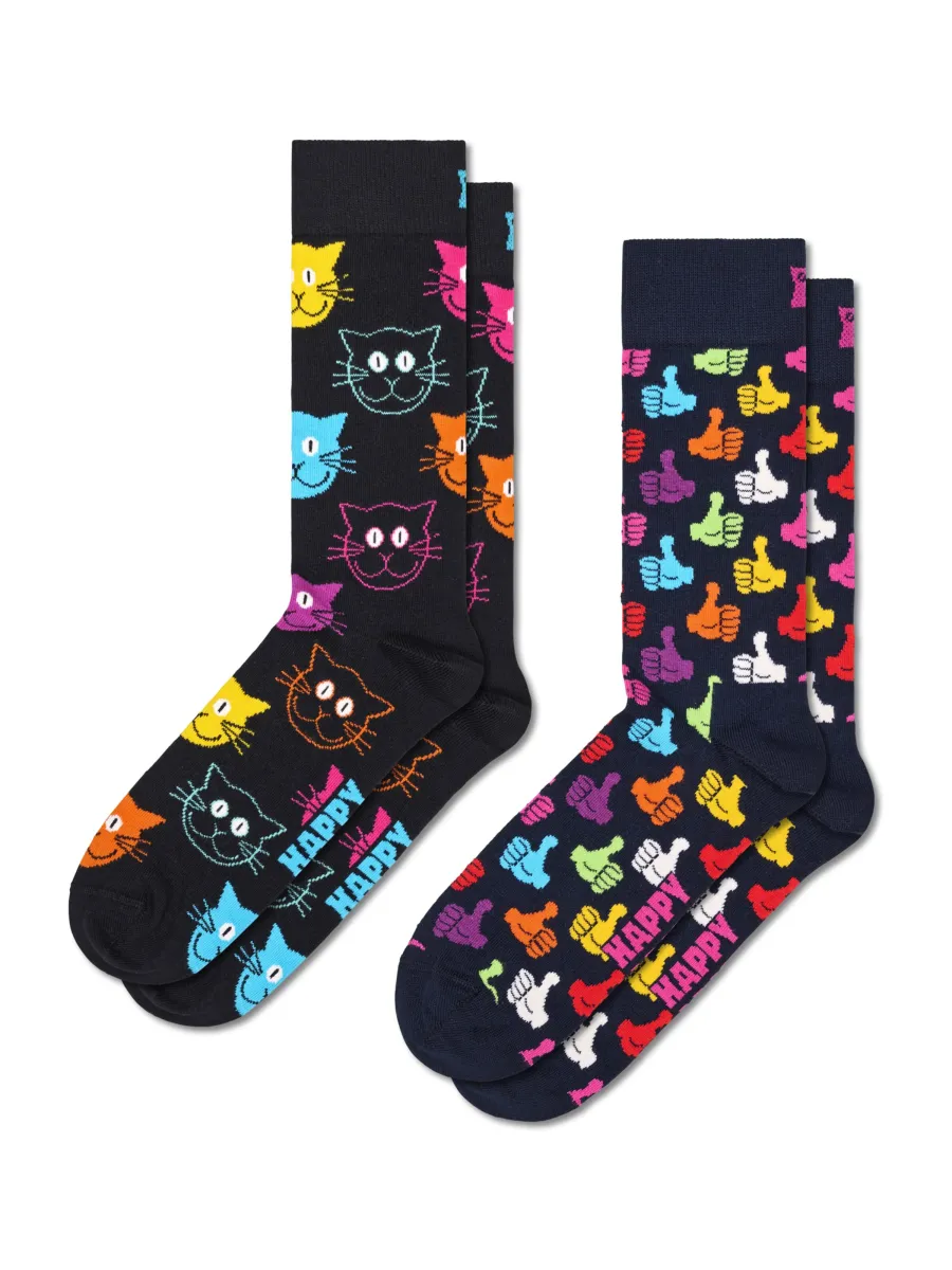 Happy Socks Κάλτσες '2-Pack Cat Socks'