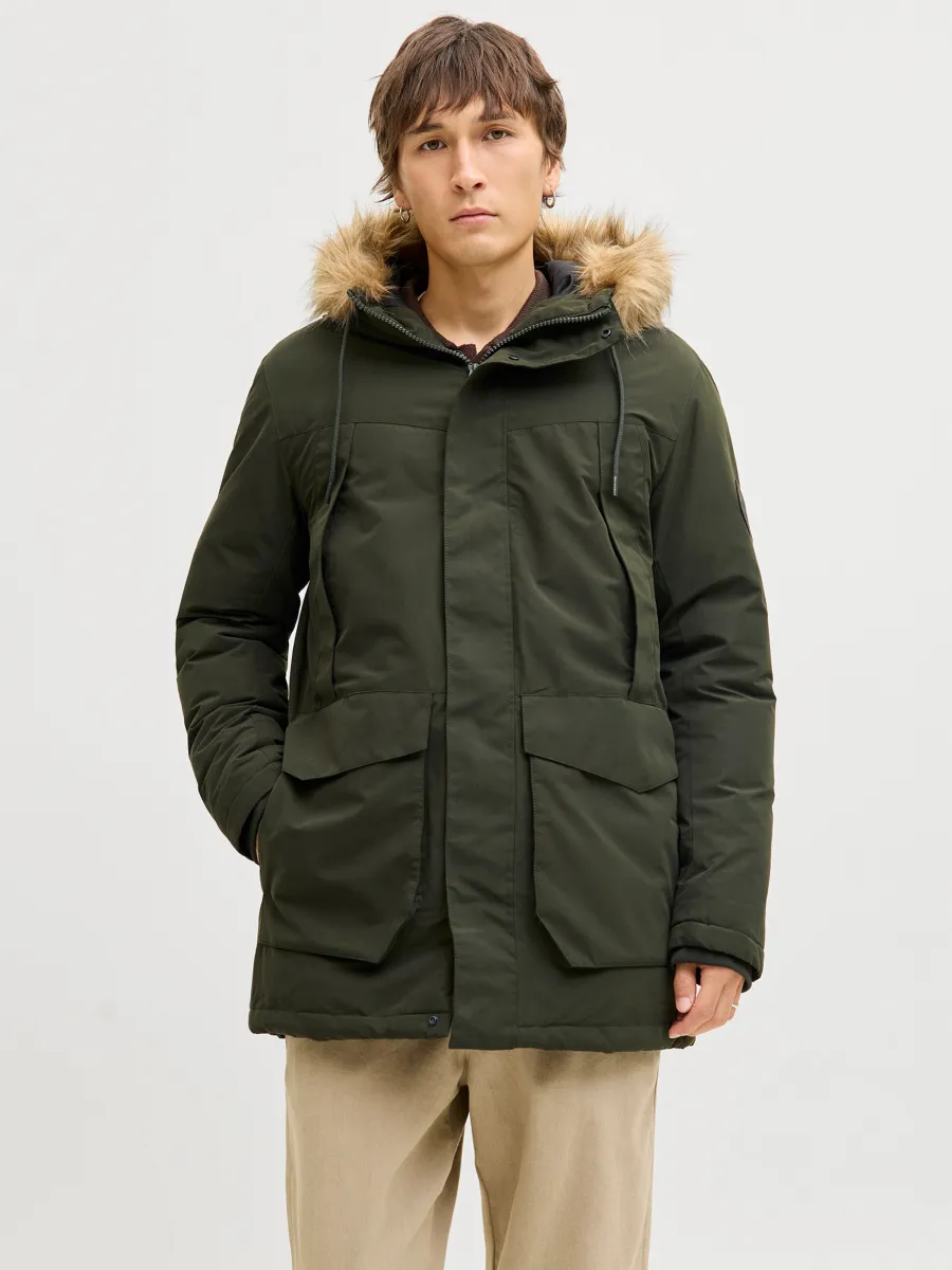 JACK & JONES Χειμερινό παρκά 'CAMP'