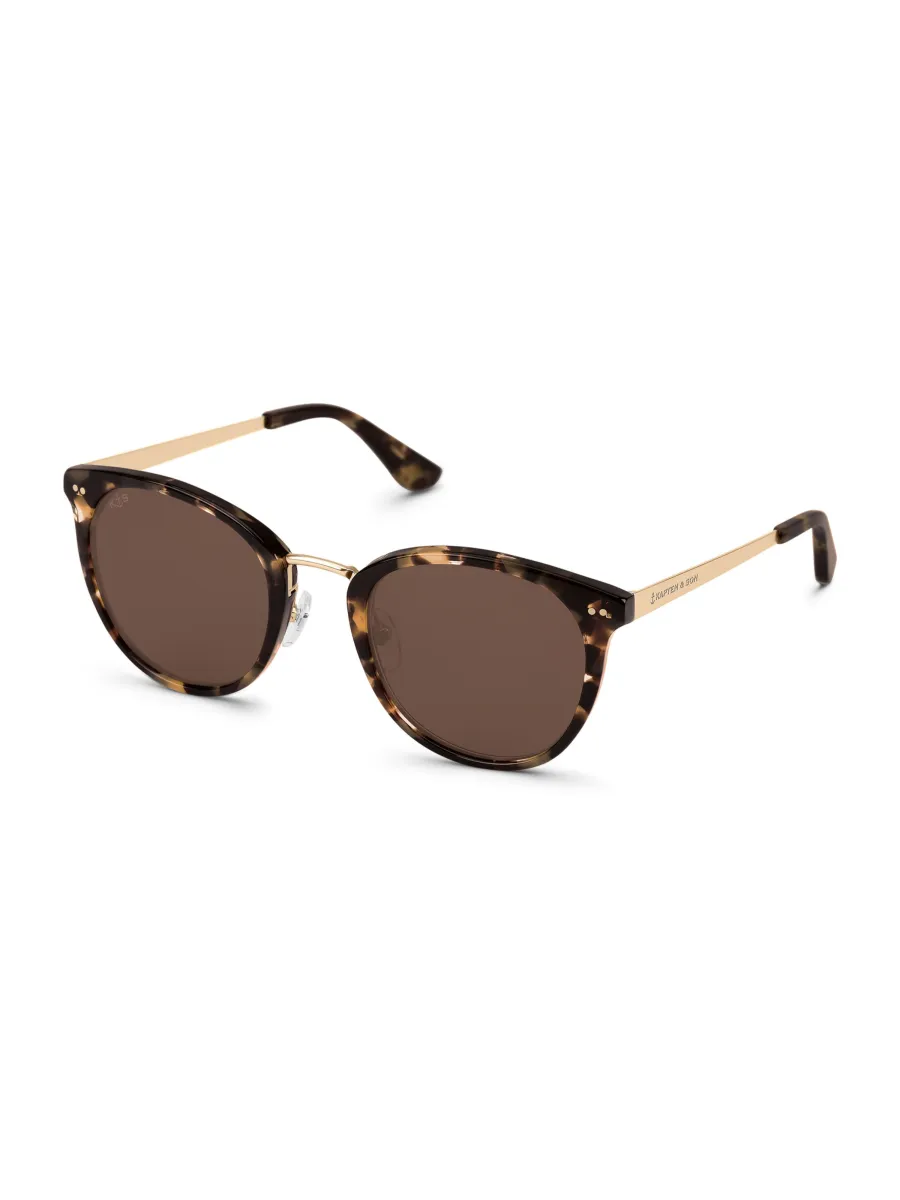 Kapten & Son Γυαλιά ηλίου 'Prague Amber Tortoise Brown'