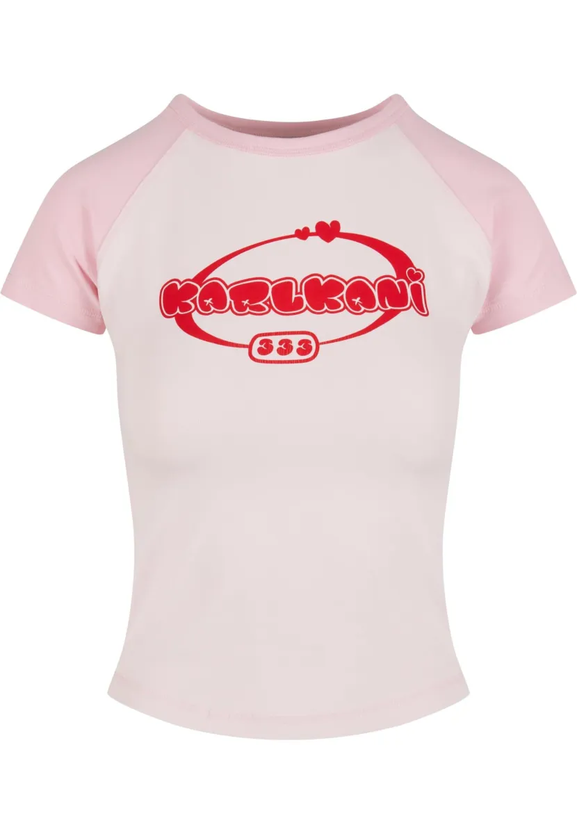 Karl Kani Μπλουζάκι 'Woven Signature Heart Tiny'