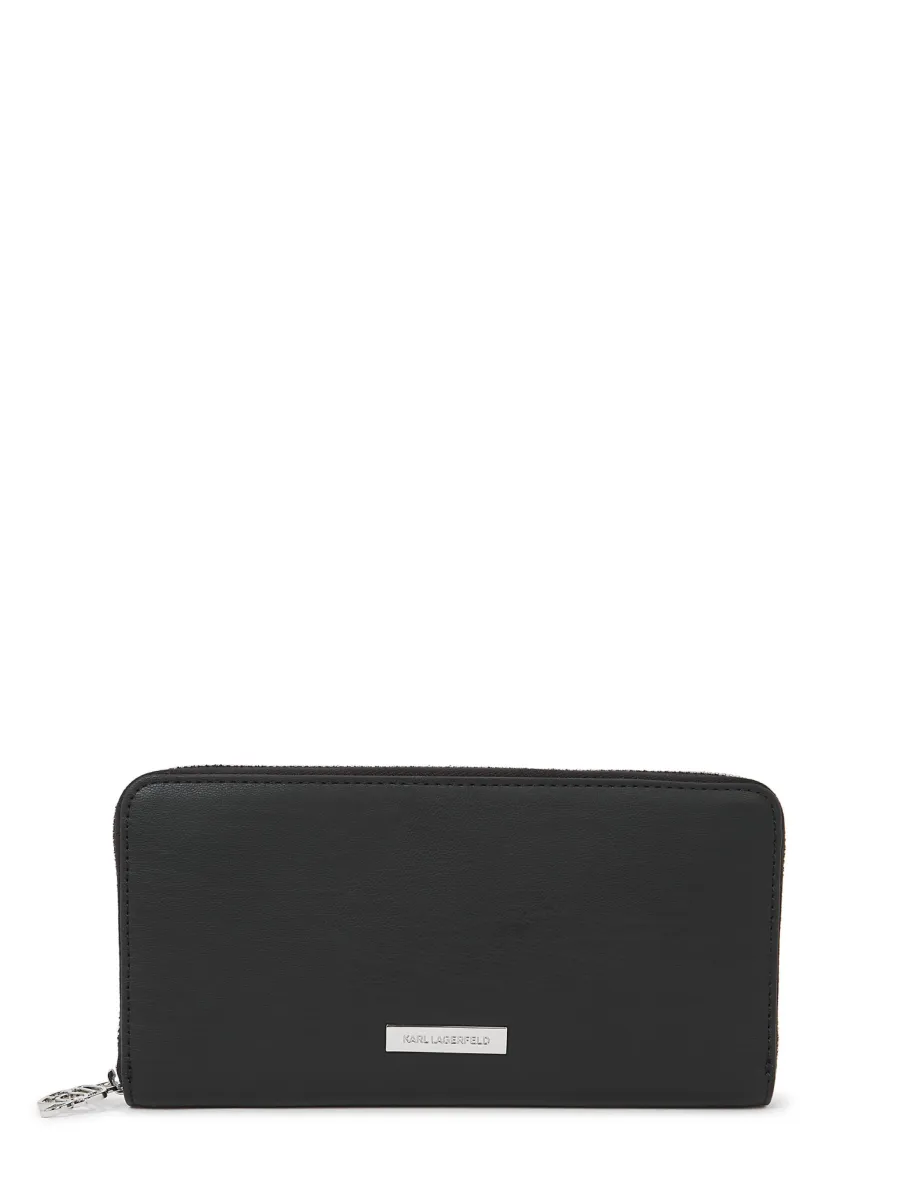 Karl Lagerfeld Πορτοφόλι 'Ikon Smooth Continental'