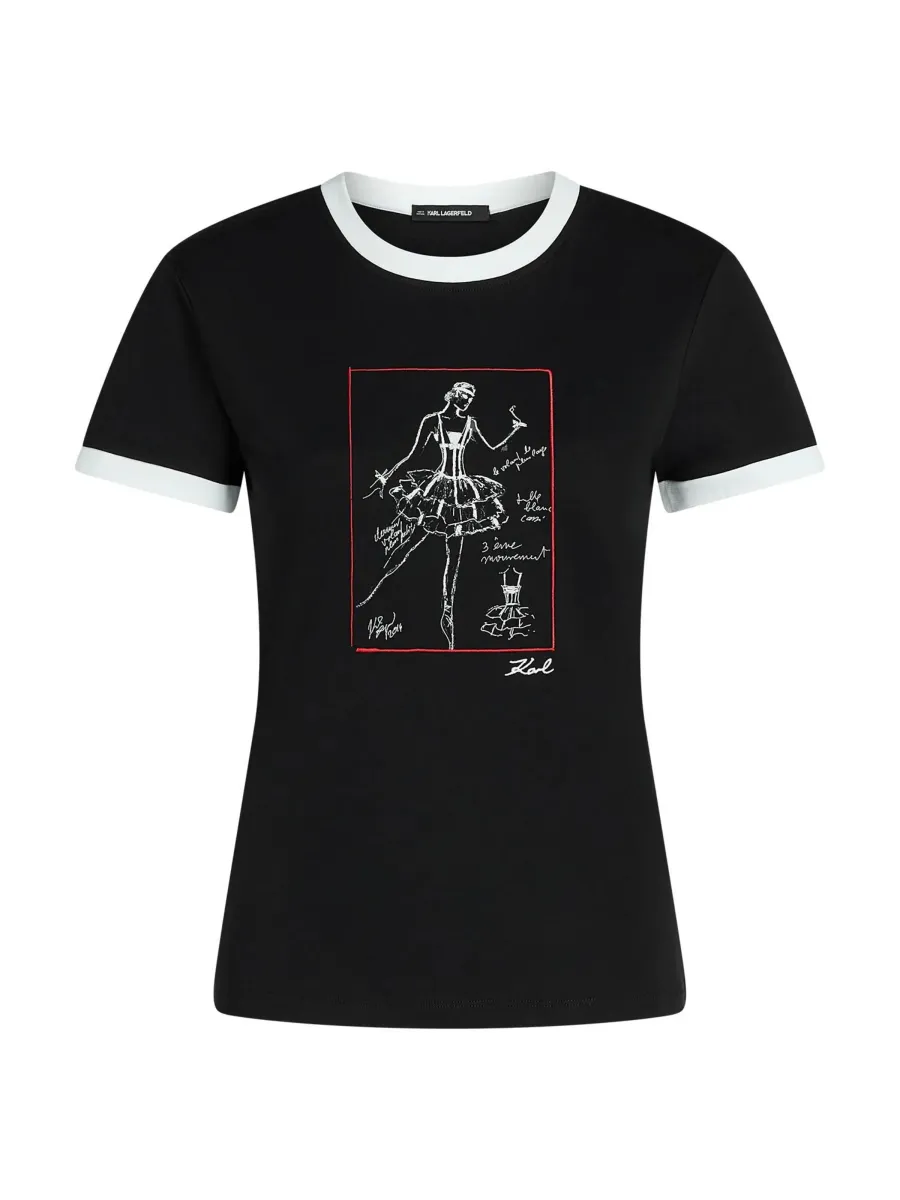 Karl Lagerfeld Μπλουζάκι 'Le Ballet'