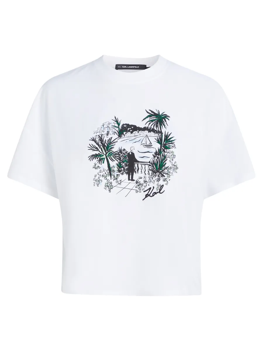 Karl Lagerfeld Μπλουζάκι 'Villa la Vigie'