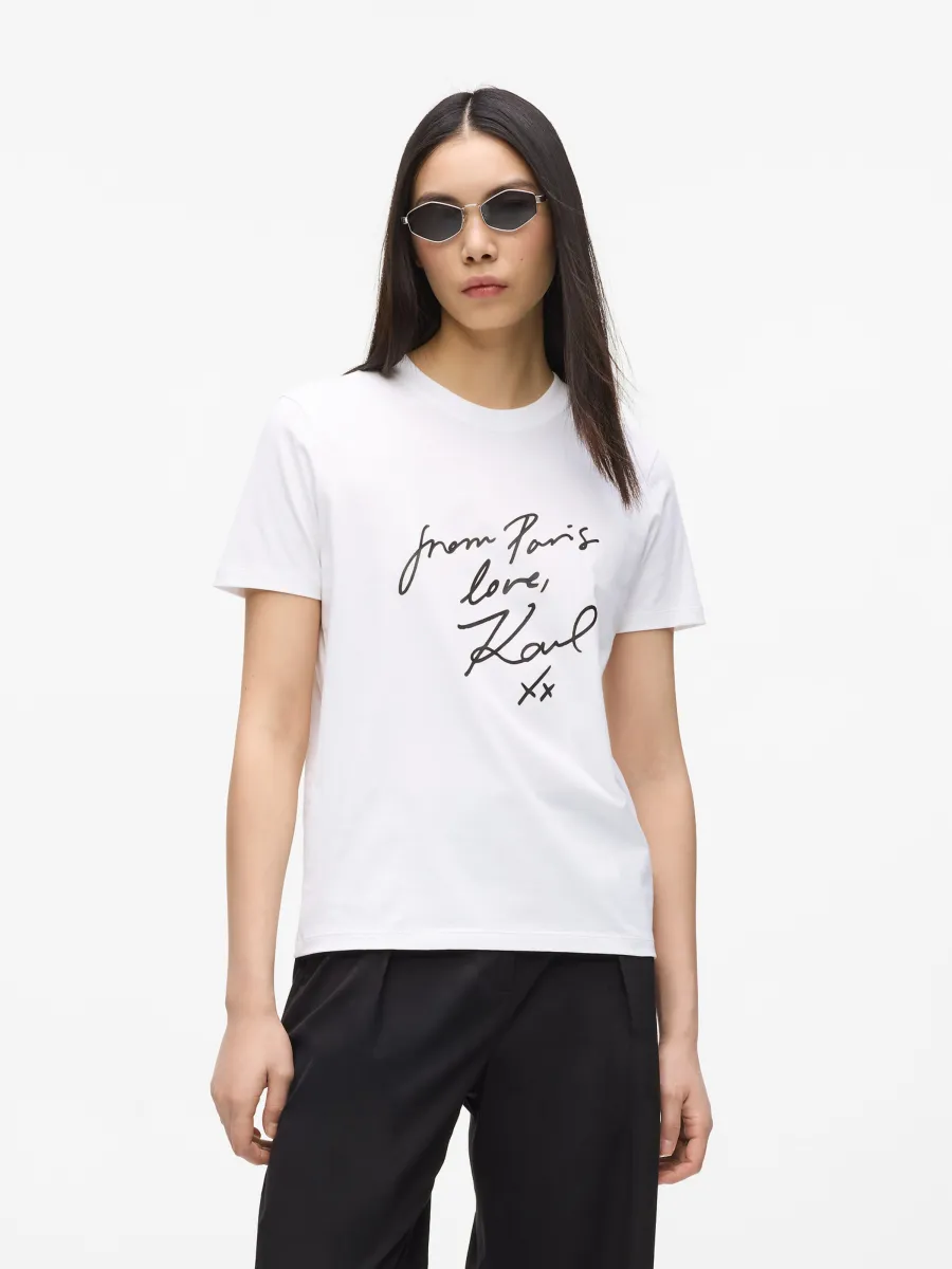 Karl Lagerfeld Μπλουζάκι 'With Love'