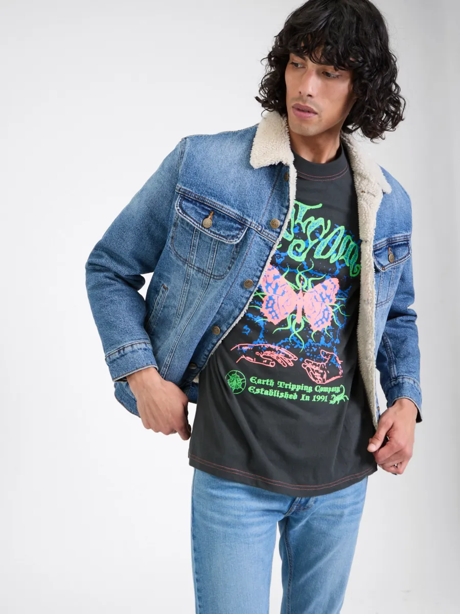 Lee Φθινοπωρινό και ανοιξιάτικο μπουφάν 'SHERPA JACKET'