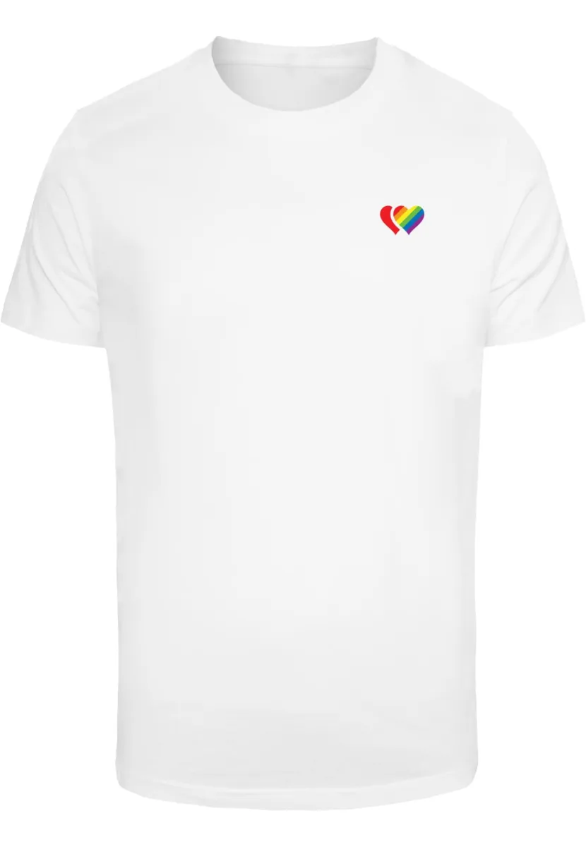 Mister Tee Μπλουζάκι 'Double Hearts Pride'