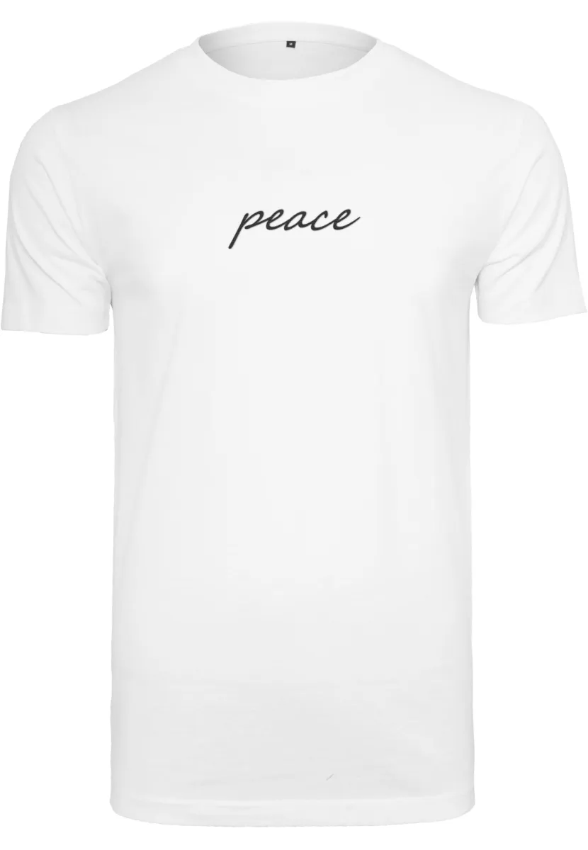 Mister Tee Μπλουζάκι 'Peace Wording'