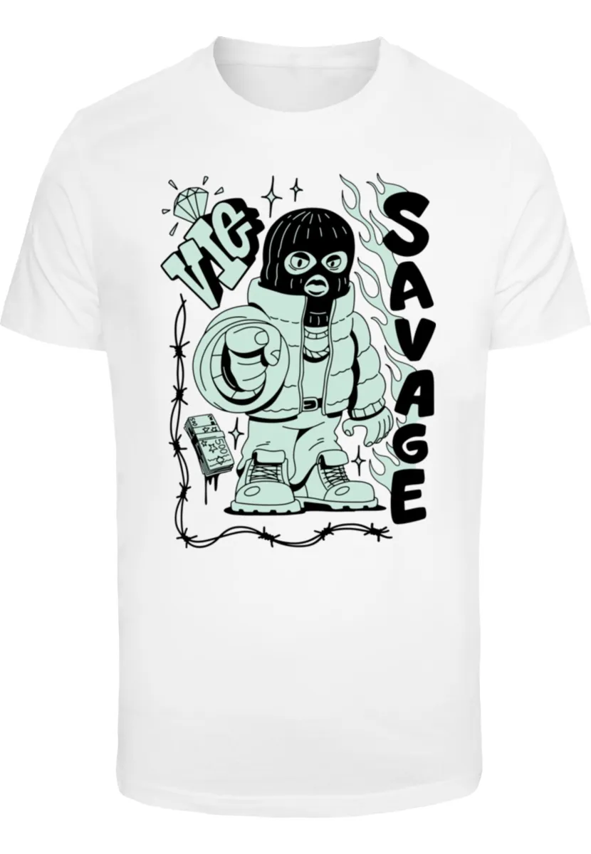 Mister Tee Μπλουζάκι 'Savage Balaclava'