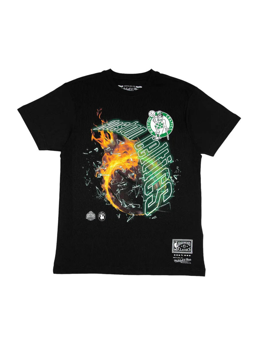 Mitchell & Ness Λειτουργικό μπλουζάκι 'Boston Celtics HWC Blaze'