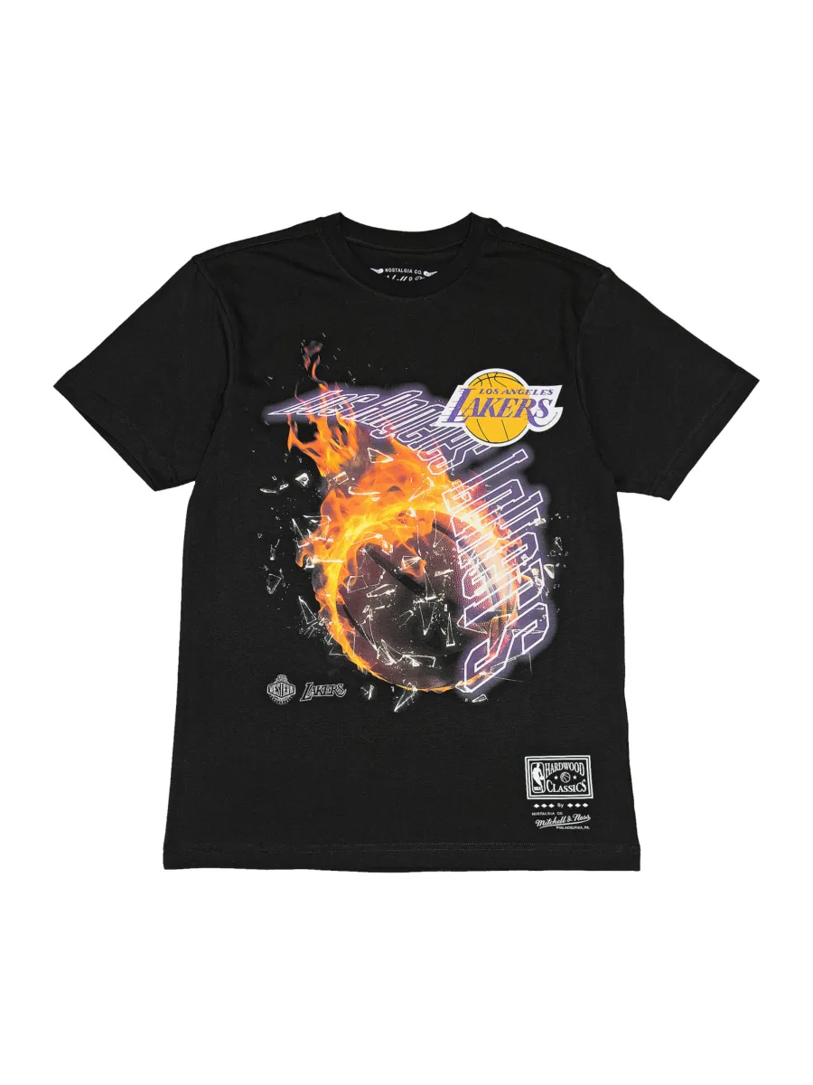 Mitchell & Ness Μπλουζάκι 'Los Angeles Lakers HWC Blaze'