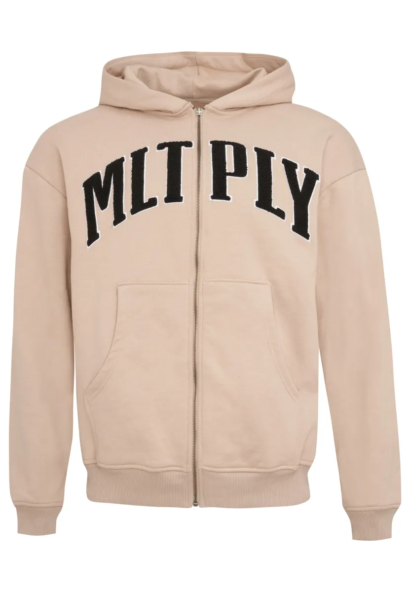 Multiply Apparel Ζακέτα φούτερ 'Embroidery'