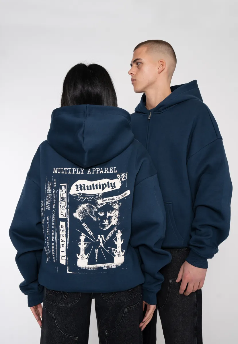 Multiply Apparel Ζακέτα φούτερ 'Fly High'