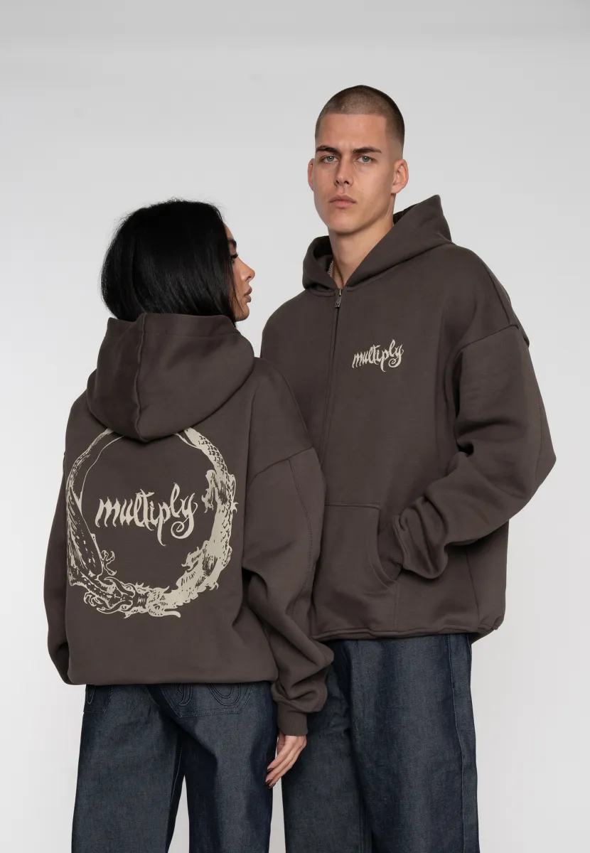 Multiply Apparel Ζακέτα φούτερ 'Law Of Nature'