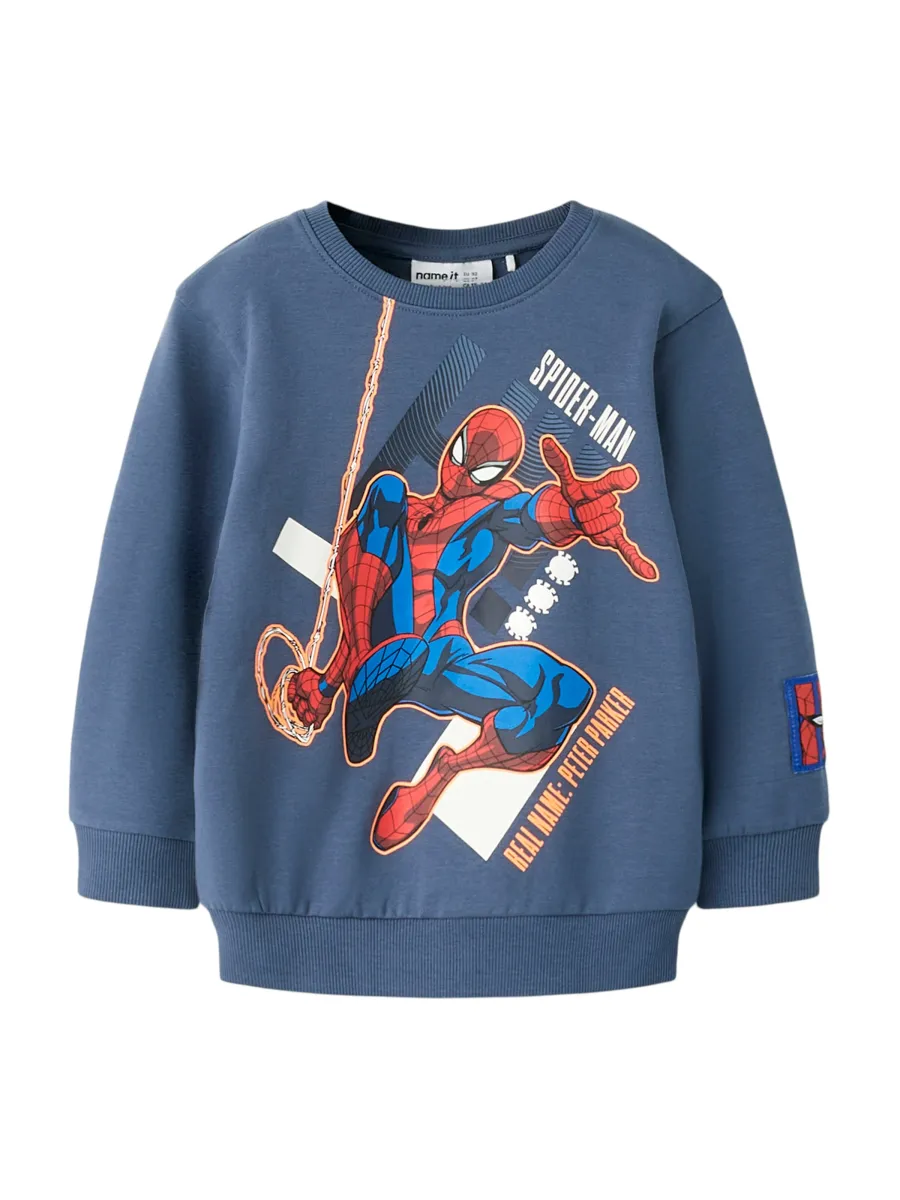 NAME IT Μπλούζα φούτερ 'NMMALBIE SPIDER'