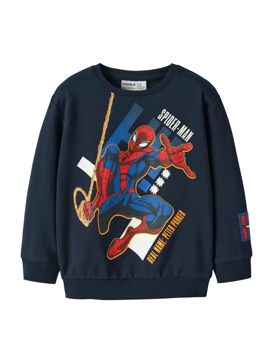 NAME IT Μπλούζα φούτερ 'NMMALBIE SPIDER'