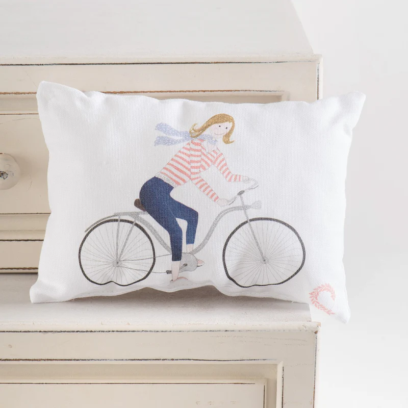 Doll-Pillow Cyclist
