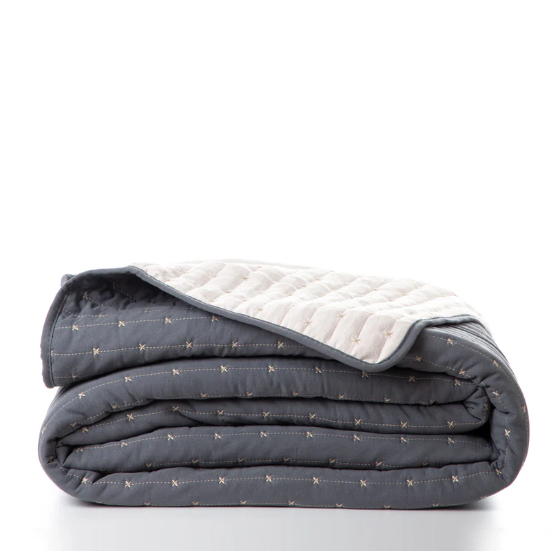 Bamboo Faded Denim Super Double Blanket 220x240cm.