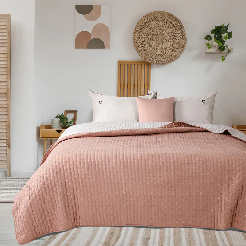 Bamboo Faded Denim Super Double Blanket 220x240cm.