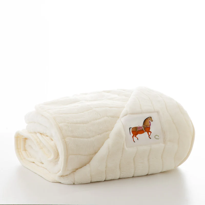 Bebe blanket FAETHO Carousel Pink 100x140cm.