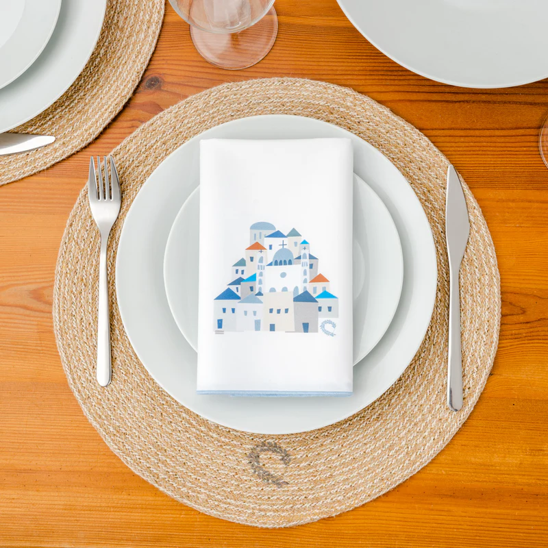 Ivy Kitchen Towel White 42x42cm.