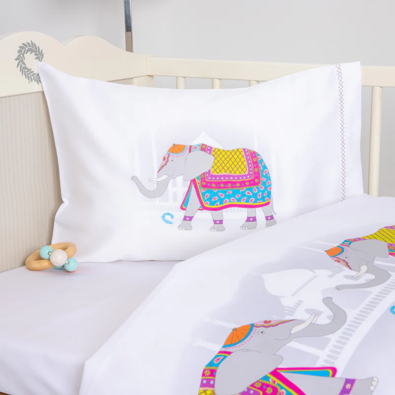Duvet cover Bebe AERO Butterflies Rose Smoke Set of 2 pcs