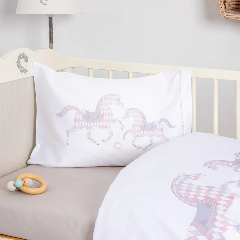 Duvet cover Bebe AERO Butterflies Rose Smoke Set of 2 pcs